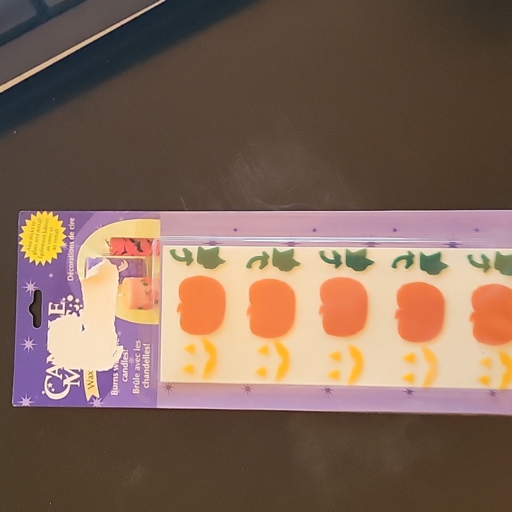 Candle Magic wax stickers jack o lantern